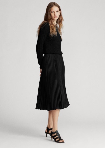 Women's Polo Ralph Lauren Pleated Midi Skirts | 130652NYC